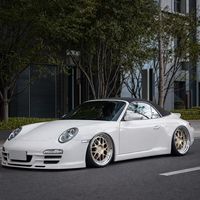 GVICHN Jantes forgées Motorsport personnalisées de 17 à 22 pouces avec centre doré et lèvre polie pour 911 Cayman BMW