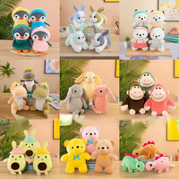 Jouets en peluche de 8 pouces en gros pour machines à griffes, super doux, avec rembourrage en coton PP, pour jeux de lancer de mariage