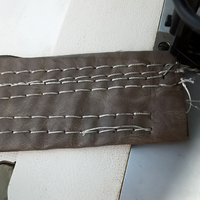 Máquina de Coser Industrial de Alta Velocidad con Doble Aguja para Materiales Gruesos, Máquina de Coser para Cuero y Sofás, Modelo RN-8620E
