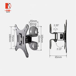 更便宜的Vesa显示器壁挂支架电动热卖全运动供应商电视壁挂支架用于发光二极管液晶显示器 - Product Image 6