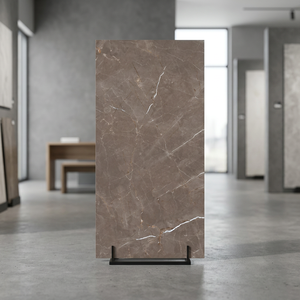 Carreaux de sol et de mur en porcelaine émaillée William Choco 600x1200mm, finition sculptée - Product Image 3
