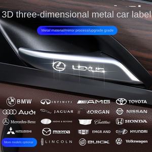 Calcomanías Creativas 3D de Aluminio para Emblemas de Automóviles y Pegatinas Personalizadas para Parabrisas, Consola Central, Ventana y Puerta - Product Image 5