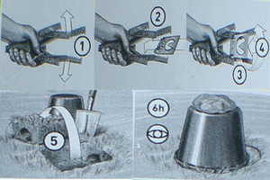 Gunting berbentuk gunting gigi gergaji Set sederhana yang dapat digunakan kembali pembasmi lalat logam pembasmi hama - Product Image 6