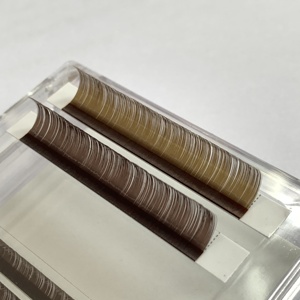 Nuovo Trend Vassoio di Extension Ciglia Morbide in Fibra PBT Coreana Marrone Scuro 0.03 0.05 0.07 per Volume Russo e Mega Volume - Product Image 3
