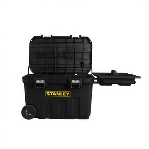 Caja de herramientas con ruedas Stanley de 109 litros con tapa y ruedas para uso en taller - Product Image 2