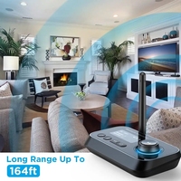 Émetteur-récepteur Bluetooth 3 en 1 Adaptateur audio 5.0 pour 2 écouteurs avec écran LCD pour TV Home Stereo Speaker