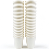 Gobelets en papier jetables blancs, gobelets multi-empilables en vrac pour café, jus, eau, bureau, fête, restaurant et usage quotidien