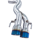 Silencieux d'échappement arrière REV pour Lexus GSF RCF IS500 V8 5.0L, système d'échappement automobile fabriqué en acier SUS304 de qualité supérieure, avec double résonateur