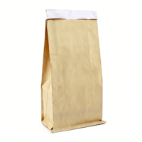 Sac en papier kraft laminé PP multi-usages pour divers matériaux secs tels que la poudre minérale et les granulés plastiques, sac en papier tissé