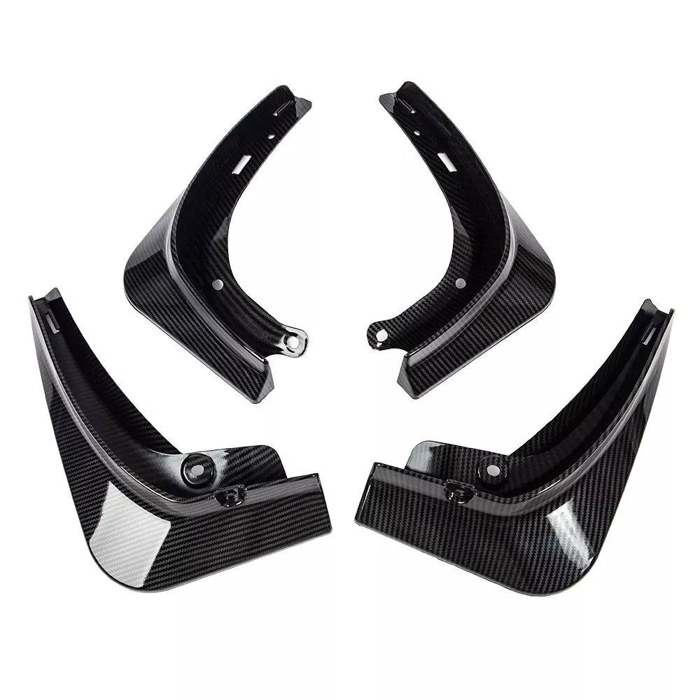 Автомобильные аксессуары Брызговики для Tesla Model 3, аксессуары из углеродного волокна, брызговики из матового черного АБС-пластика