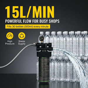Purificateur d'<span class=keywords><strong>eau</strong></span> compact haute performance 15L/min pour café, <span class=keywords><strong>filtre</strong></span> commercial portable pour éviers extérieurs et domestiques avec système de changement rapide manuel - Product Image 1