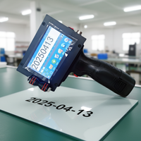 Imprimante à jet d'encre portable intelligente de haute qualité, dispositif de marquage portable de 25,4 mm, garantie d'un an, spécialisée pour le marquage sur verre