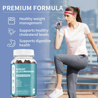 Gummies véganes OEM au konjac et glucomannane pour la minceur, halal, soutien immunitaire et digestif pour adultes, complément alimentaire