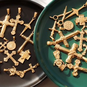 Accesorios de Joyería de Acero Inoxidable de Alta Calidad, Resistentes al Agua y al Deslustre, Dijes de Oro de 18K para la Fabricación de Joyería - Product Image 2