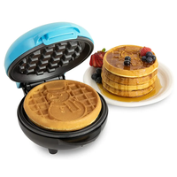 Plaque Amovible Électrique Panini Gaufrier Grill Petit Déjeuner Sandwich Personnalisé Mini Gaufrier en Forme de Coeur Machine 7 en 1