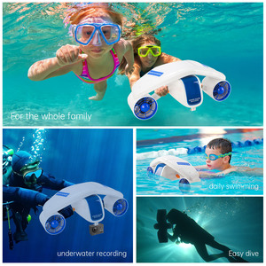 Scooter subacqueo impermeabile profondo 20m con regolazione a due velocità per immersioni in <span class=keywords><strong>mare</strong></span> e fotografia subacquea - Product Image 6