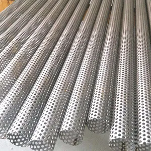 304 316 316L 904L 2205 2507 Titanium Spiral Welding Perforated Tubes