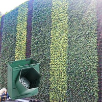Panel Taman Vertikal Cerdas Eco Classic dengan Irigasi Otomatis, Bahan PP, Pot Bunga, Mudah Dipasang, Multifungsi untuk Rumah