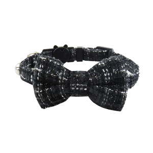 크로스보더 뉴 울 스레드 고양이 목걸이 벨 보우 스타일리시 귀여운 장식 사계절 고양이 및 강아지 용품 - Product Image 2