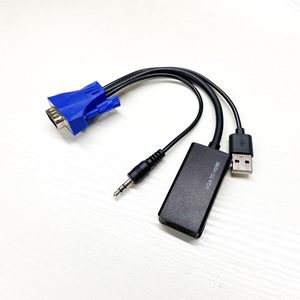 MT-VIKI <strong>VGA</strong> <strong>to</strong> HDMI <strong>Adapter</strong>, 1080P <strong>Converter</strong> With Audio+USB Power (1 Pack) - Product Image 6