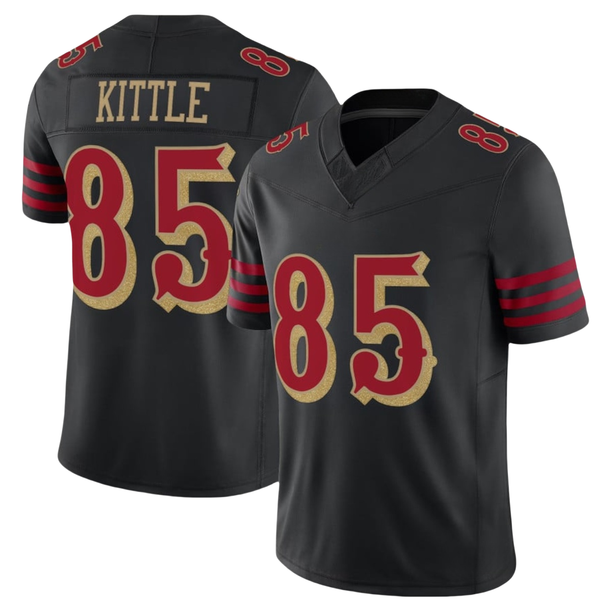 85 George Kittle Black