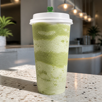 Gobelets en plastique jetables avec couvercles, vente en gros, logo personnalisé pour boissons froides