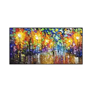 large painting oil canvas mural landscape handmade canvas wall painting custom picture frame art home decoration