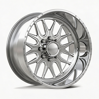 SL 22X14 28X14 20X12 24X14 Roda Truk Tempa Tunggal Super Poles Khusus dengan 8X180 8X170 8X165.1 untuk Chevy 2500HD Ford F250