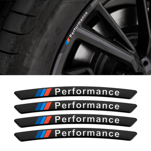 Autocollants de jantes de voiture Performance M pour <span class=keywords><strong>BMW</strong></span> <span class=keywords><strong>E46</strong></span> E90 E60 F30 F10 E39 E36 F20 E87 E92 G30 X5 E70 G20 E30 E91 - Product Image 6