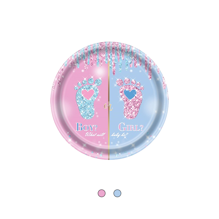 Bleu et rose