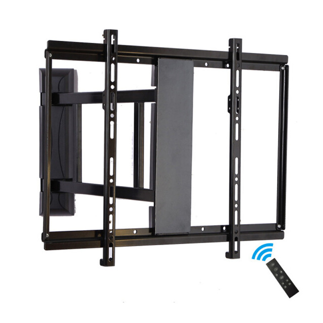 32-85inch Motorized Electric Swing Arm Full Motion TV Wall Mount Smart Remote Control Swivel Arms TV Wall Bracket