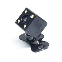 Uckazy-cámara de visión trasera Universal para coche, videocámara de estacionamiento de respaldo, 4 LED, visión nocturna, impermeable, gran angular de 170 grados, imagen HD a Color