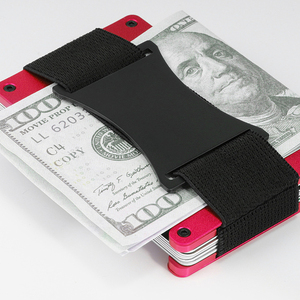 Portefeuille fin en alliage d'aluminium forgé pour homme, organiseur de cartes, porte-cartes de crédit, cadeau de luxe - Product Image 6