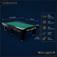 Table de billard carambole sur mesure STELLARWAY Corée 3 ou 4 boules, 9 ou 10 pieds, avec pieds en bois massif pour joueurs professionnels de club