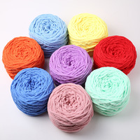 Charmkey gros fil de chenille coloré 100% polyester chenille gros fil pour tricoter à la main