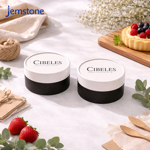 Boîte à gâteau cylindrique de luxe biodégradable personnalisée, tube en carton rond, emballage alimentaire de qualité alimentaire, tube en papier kraft pour cheesecake - Product Image 2