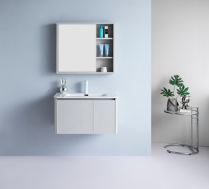 고급 욕실 가구 현대 메이크업 화장대 침실 가구 벽걸이 형 세면기 캐비닛 - Product Image 5