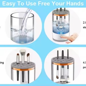 Máquina Limpiadora de Brochas de Maquillaje Eléctrica Automática, Secadora y Centrifugadora de Brochas Cosméticas - Product Image 5