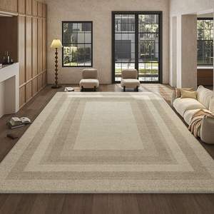 พรมวานซินหลงสไตล์วินเทจเก๋ไก๋ ผ้าแคชเมียร์เทียม รูปทรงสี่เหลี่ยมผืนผ้า สีพื้น ไม่ลื่น เหมาะสำหรับห้องนั่งเล่น ห้องนอน ห้องทำงาน - Product Image 3