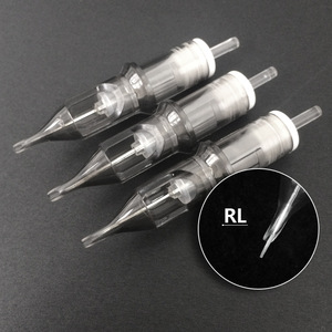 Cartuchos de Agujas para Tatuar de Fábrica al por Mayor 20Pzs 10Pzs <span class=keywords><strong>RL</strong></span> RS RM M1 F Cartucho Gris para Máquina Suministros para Tatuajes - Product Image 4