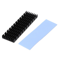 Disipador de Calor de Aluminio de Alta Calidad de 70*22*6MM, Enfriador de Disco Duro de Estado Sólido M2 2280, Enfriamiento Eficiente del Chip de la Placa Base, Personalizable