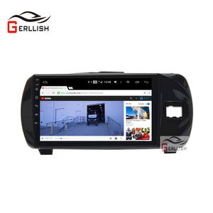IPS écran tactile Android autoradio stéréo Dvd Gps lecteur de Navigation pour <span class=keywords><strong>Toyota</strong></span> Vitz <span class=keywords><strong>Yaris</strong></span> 2017 prise en charge miroir lien Wifi - Product Image 1