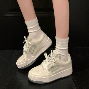 Mùa Hè Mới Vòng Toe Sinh Viên Giản Dị Sneakers Thích Hợp Cho Cô Gái Để Mặc Với Phạm Vi Rộng Các Sử dụng Và Dày Soled Thiết Kế - Product Image 3