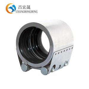 Abrazadera de Reparación de Tuberías de Alta Presión, <span class=keywords><strong>Acero</strong></span> <span class=keywords><strong>Inoxidable</strong></span> 304 Forjado, Conexión de Brida, Resistente a la Corrosión, Galvanizada <span class=keywords><strong>con</strong></span> Zinc, para <span class=keywords><strong>Agua</strong></span>, 1 Pieza - Product Image 1