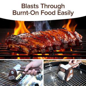 Brosse <span class=keywords><strong>de</strong></span> nettoyage électrique sans fil rechargeable sans poils pour barbecue extérieur - Product Image 5