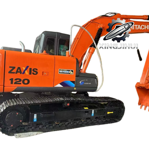 Excavatrice d'occasion Hitachi Zaxis120, 12 tonnes, sur chenilles en caoutchouc, taille moyenne, modèle 2023, godet de 0,6 m, moteur Yanmar - Product Image 1
