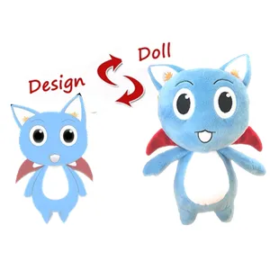 Doll Crane Machine Soft Plush Toy for Kid Dolls and Skin Factory Animated Promotional OEM Custom Stuffed Animal Customized