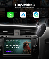 Ottocast Boîtier AI Portable 2-en-1 CarPlay Android Auto BT5.4 Adaptateur de Commande au Volant USB/WiFi Vente en Gros pour Agences