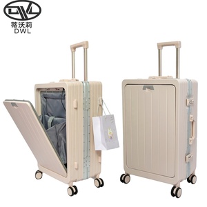 TSA lucchetto portabicchieri e portabicchieri Unisex medi ruote Spinner Zipperless <span class=keywords><strong>bagaglio</strong></span> con telaio in alluminio - Product Image 6