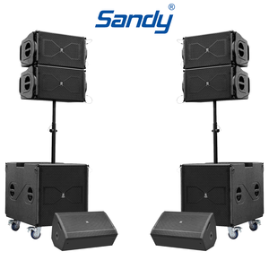 Sandy Audio K6 Portable Active 12inch Line Array+18inch Sub <b>Amplifier</b> Pa <b>Speaker</b> Sound System for Outdoor Indoor Event K6 Line A - Product Image 1